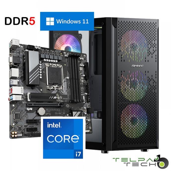 13th Gen Intel Core i7 DDR5 Deca-Core High Performance Desktop PC